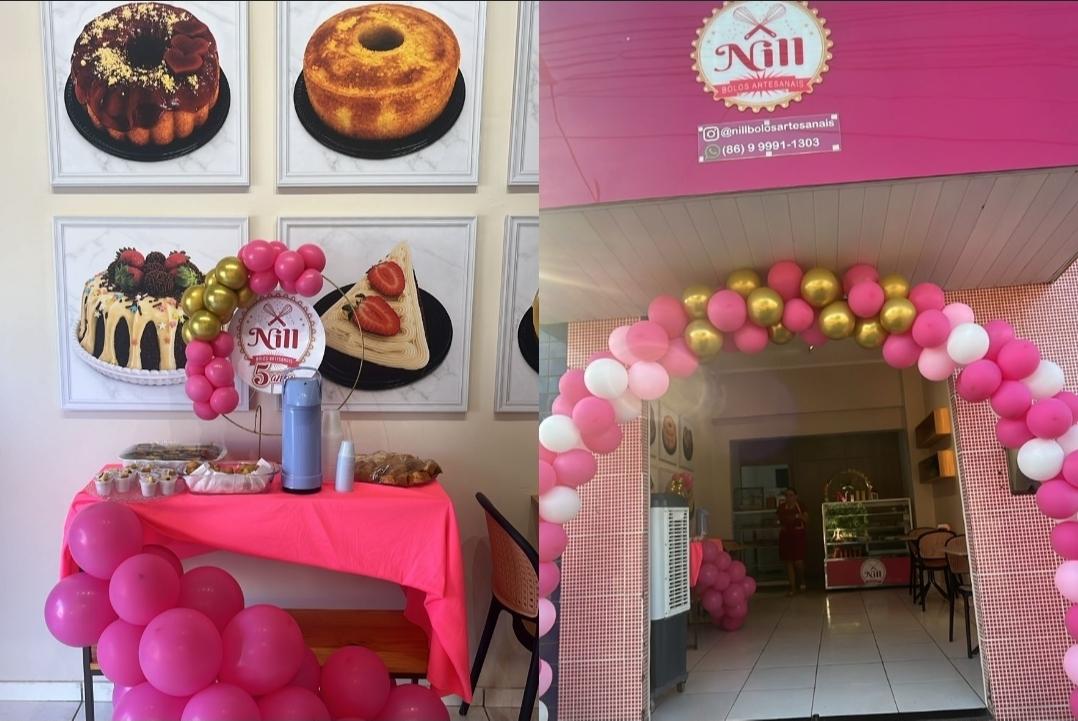 Nill Bolos celebra 5 anos com coffee break neste sábado em Piripiri