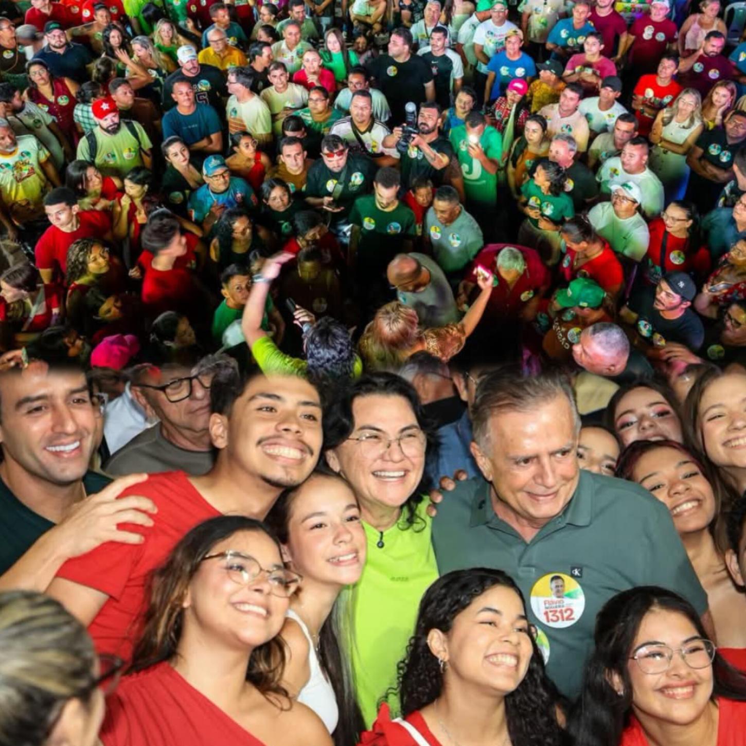 Jôve Oliveira lidera ato político em apoio a Flávio Júnior e Flávio Nogueira