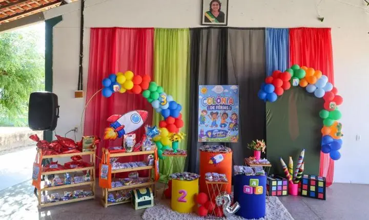 Colônia de Férias do Programa Vamos Aprender atende mais de 2 mil alunos em escolas de Piripiri