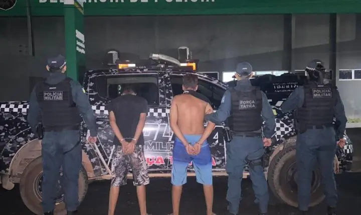 Dupla é presa após  disparos contra policiais durante perseguição em Piripiri