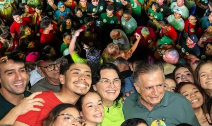 Jôve Oliveira lidera ato político em apoio a Flávio Júnior e Flávio Nogueira