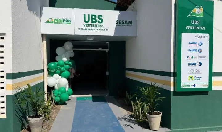 Prefeitura de Piripiri inaugura novas instalações da UBSF Ana Pinheiro dos Santos Souza, na comunidade Vertentes