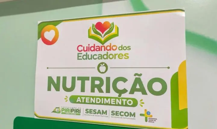 Prefeitura de Piripiri promove ação de saúde voltada aos educadores da rede municipal