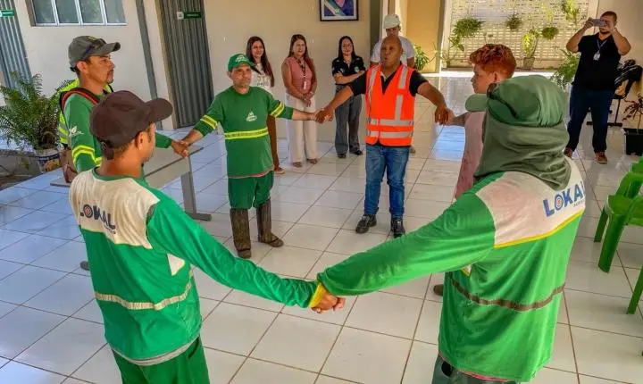 Prefeitura de Piripiri promove palestra sobre segurança do trabalho e uso de EPIs