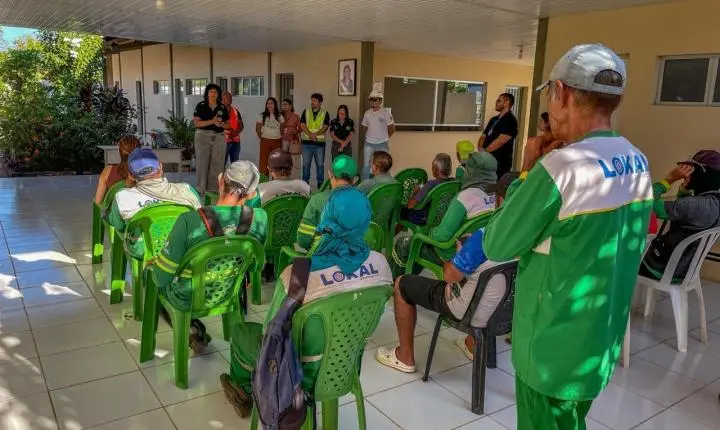 Prefeitura de Piripiri promove palestra sobre segurança do trabalho e uso de EPIs