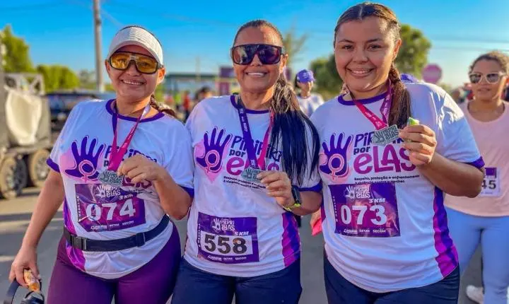 Prefeitura de Piripiri realiza primeira corrida “Piripiri por Elas” pelo enfrentamento à violência contra a mulher
