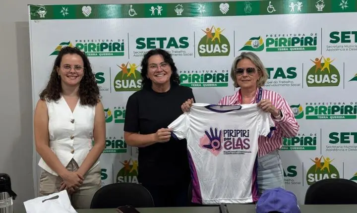 Prefeitura de Piripiri recebe visita técnica para implantação do Centro de Referência da Mulher