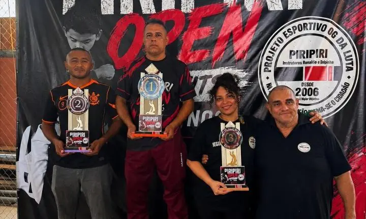 QG da Luta de Piripiri conquista 1º lugar entre equipes com 46 medalhas no Piripiri Open